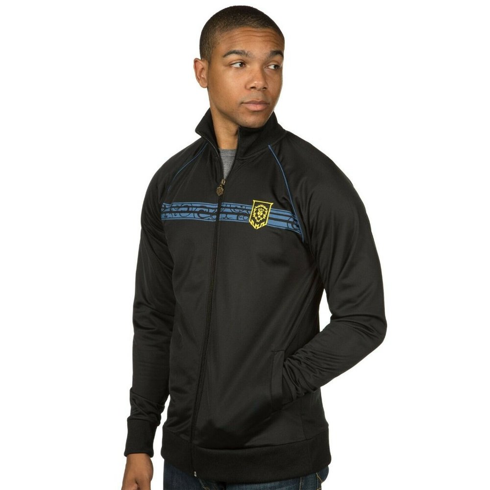 NWT Official World of Warcraft Alliance Track Jacket